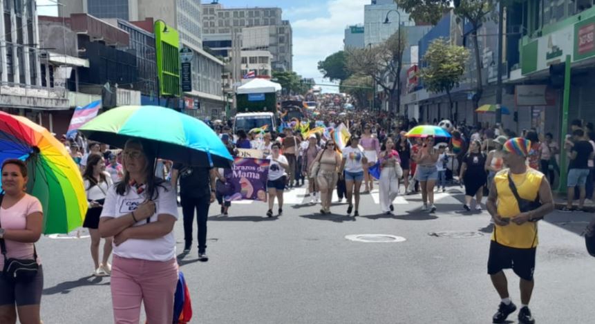 Marcha de la Diversidad reunió a gran cantidad de personas en San José